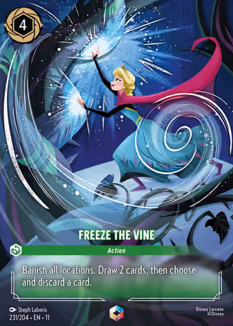 Freeze the Vine, Enchanted printing