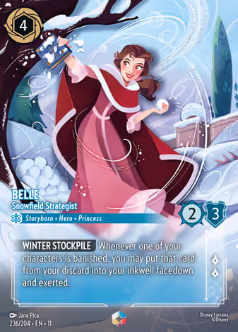 Belle - Snowfield Strategist, Enchanted printing