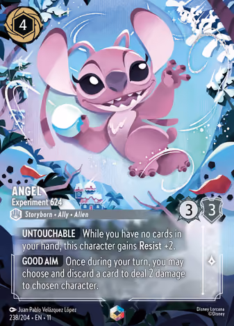 Angel - Experiment 624, Enchanted printing