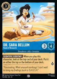 Dr. Sara Bellum - Head of Research