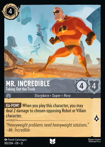Mr. Incredible - Taking Out the Trash