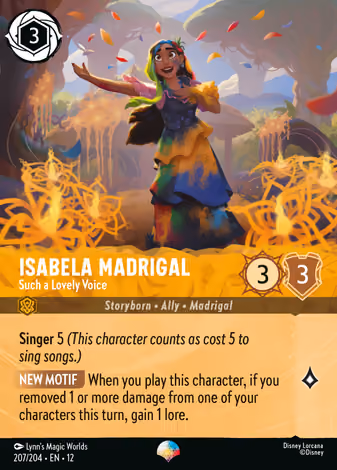 Isabela Madrigal - Such a Lovely Voice, Epic printing