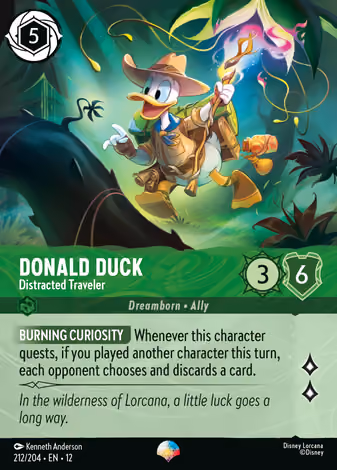 Donald Duck - Distracted Traveler, Epic printing