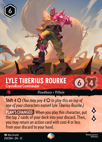 Lyle Tiberius Rourke - Crystallized Commander, Epic printing