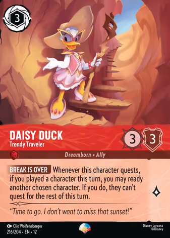 Daisy Duck - Trendy Traveler, Epic printing