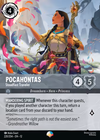 Pocahontas - Steadfast Traveler, Epic printing