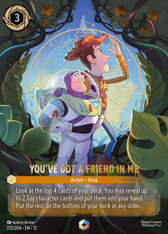 You've Got a Friend in Me, Enchanted printing