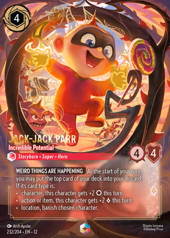 Jack-Jack Parr - Incredible Potential, Enchanted printing