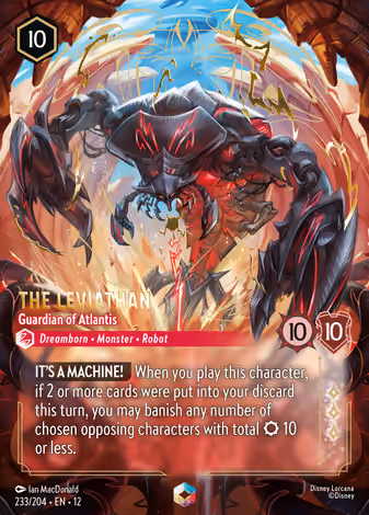 The Leviathan - Guardian of Atlantis, Enchanted printing