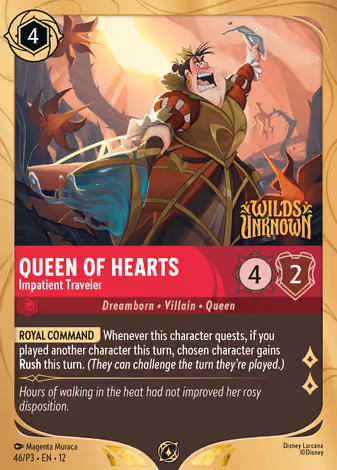 Queen of Hearts - Impatient Traveler, 46/P3 printing