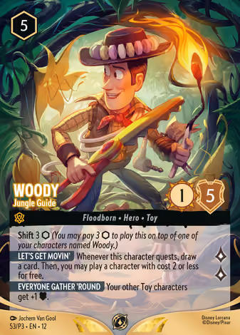 Woody - Jungle Guide, 53/P3 printing