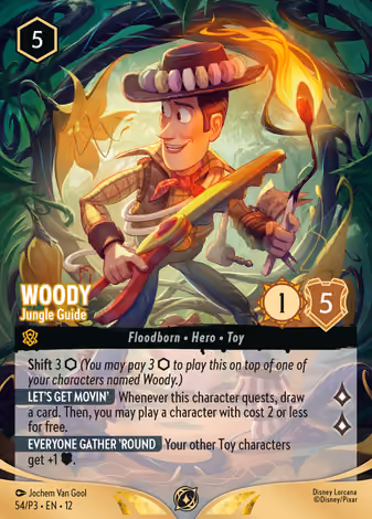 Woody - Jungle Guide, 54/P3 printing
