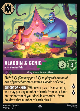 Aladdin & Genie - Mischievous Pals
