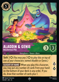 Aladdin & Genie - Mischievous Pals