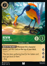 Kevin - Flightless Bird