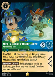 Mickey Mouse & Minnie Mouse - Adventuring Duo