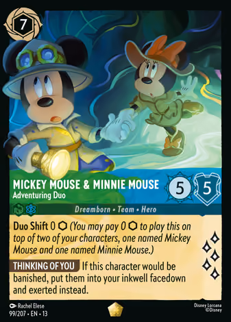 Mickey Mouse & Minnie Mouse - Adventuring Duo