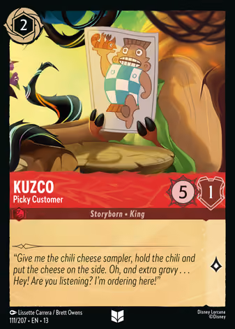 Kuzco - Picky Customer