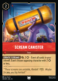 Scream Canister
