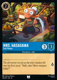 Mrs. Hasagawa - Fruit Vendor