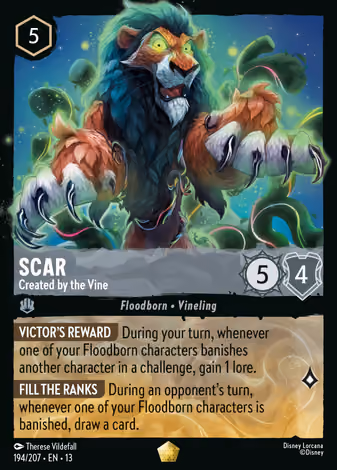 Scar - Created by the Vine