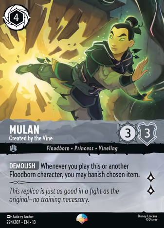Mulan - Created by the Vine, Epic printing