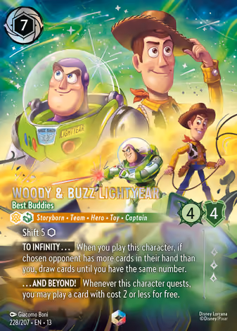 Woody & Buzz Lightyear - Best Buddies, Enchanted printing