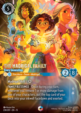 The Madrigal Family - Every Generation, Enchanted printing