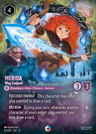 Merida - Wisp Conjurer, Enchanted printing