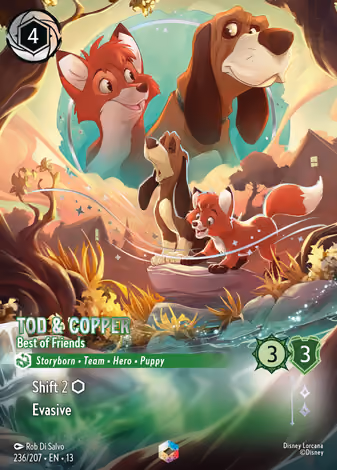Tod & Copper - Best of Friends, Enchanted printing