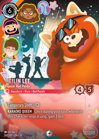Meilin Lee - Popular Red Panda, Enchanted printing