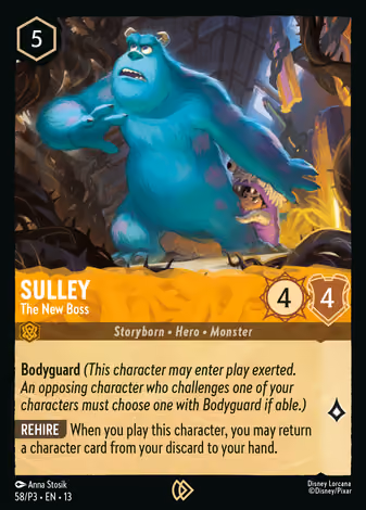 Sulley - The New Boss, 58/P3 printing