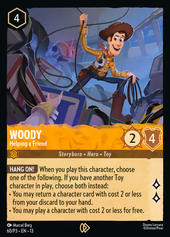 Woody - Helping a Friend, 60/P3 printing