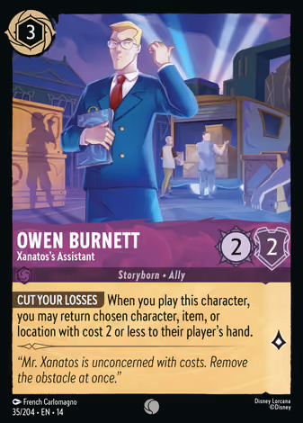 Owen Burnett - Xanatos's Assistant