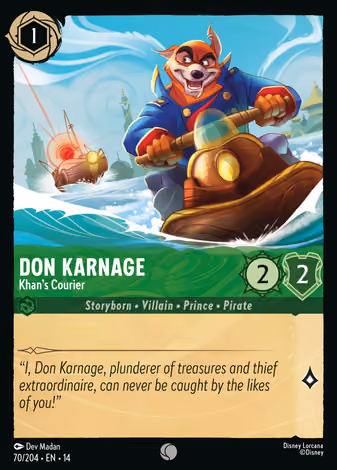 Don Karnage - Khan's Courier