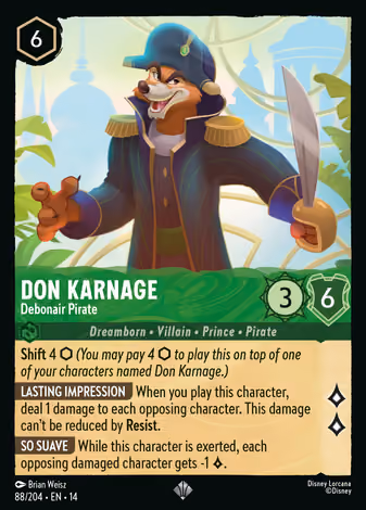 Don Karnage - Debonair Pirate