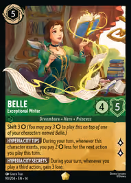 Belle - Exceptional Writer