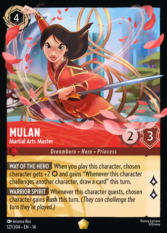 Mulan - Martial Arts Master