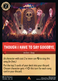Though I Have to Say Goodbye