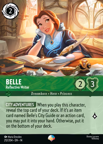 Belle - Reflective Writer, Epic printing