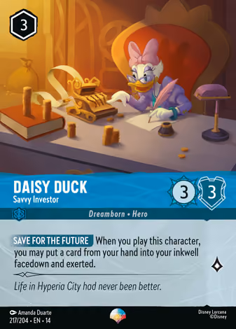 Daisy Duck - Savvy Investor, Epic printing