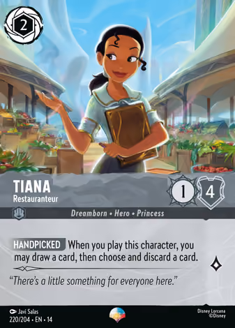 Tiana - Restauranteur, Epic printing
