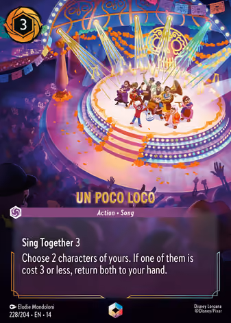 Un Poco Loco, Enchanted printing