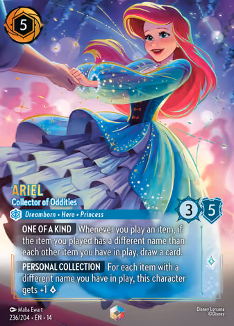 Ariel - Collector of Oddities, Enchanted printing