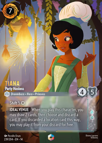 Tiana - Party Hostess, Enchanted printing