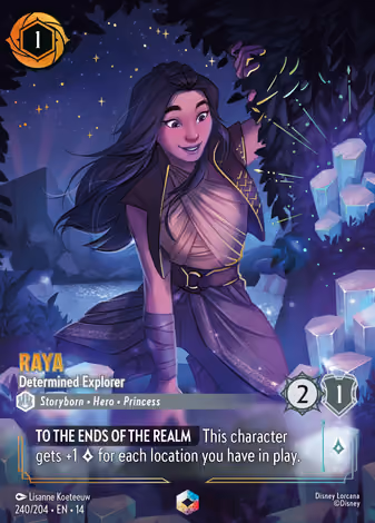 Raya - Determined Explorer, Enchanted printing