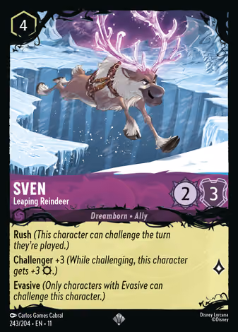 Sven - Leaping Reindeer, Alt foil printing