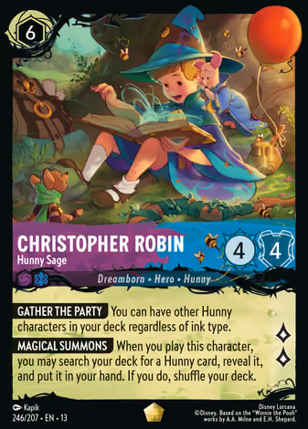 Christopher Robin - Hunny Sage, Alt foil printing