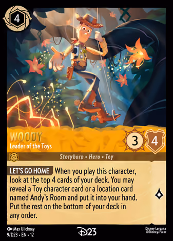 Woody - Leader of the Toys, 9/D23 printing