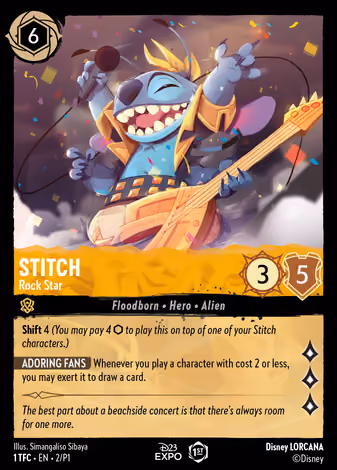 Stitch - Rock Star, 2/P1 printing